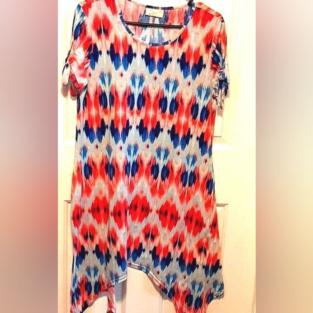 BOBBIE & BROOKS 95% POLYESTER AND 5% SPANDIX DRESS - Picture 2 of 11